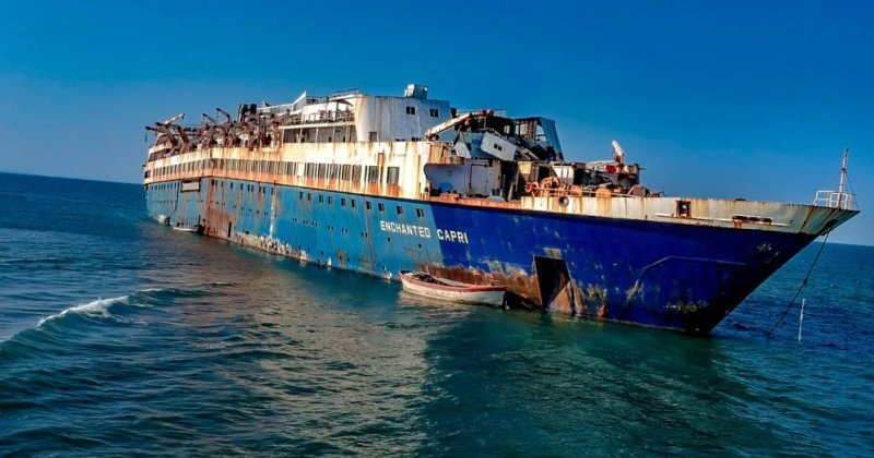 MS Encantado Capri (NO ES BARCO FANTASMA) 2 - Barco Mar Sem Fim hundido en la Antártida 🗺️ Foro General de Google Earth