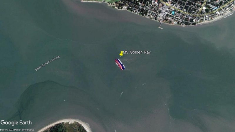 MV Golden Ray 1 - Barco hundido en la Antártida 🗺️ Foro General de Google Earth