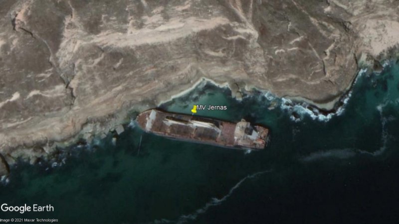 MV Jernas, barco abandonado en Omán 0 - MV MAA hundido en India 🗺️ Foro General de Google Earth