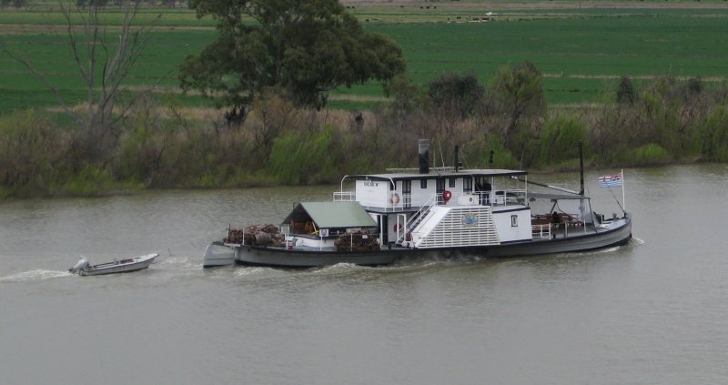 Oscar W, Paddle Steamer, Australia 2 - Barcos Rueda de Paleta o Vapor de ruedas