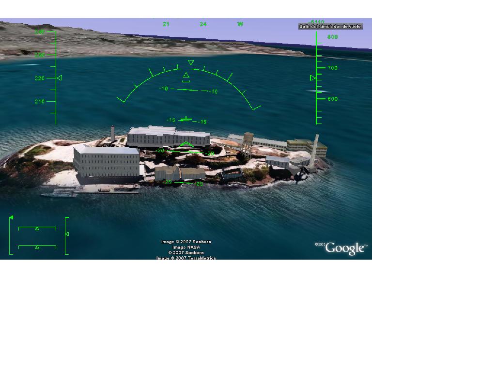 Modo Simulador de Vuelo con Google Earth 1
