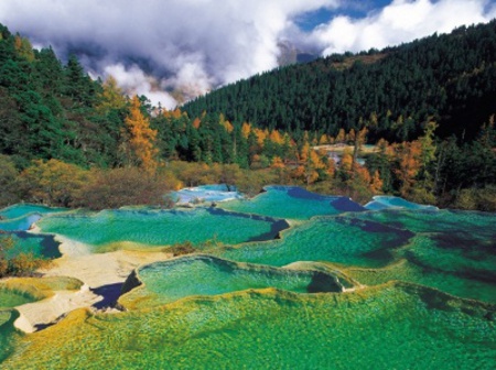 Parque Nacional HuangLong, Sichuan, China 0