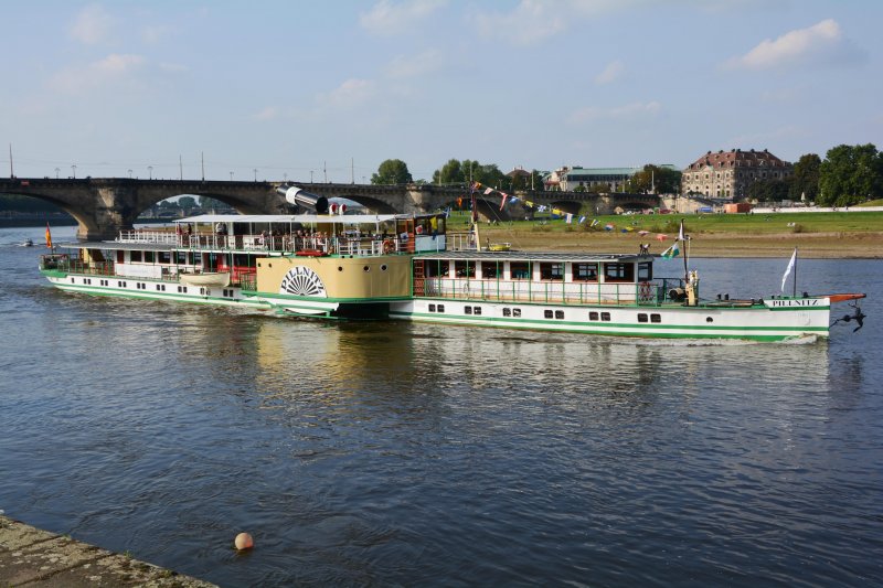 Pillnitz, Paddle Steamer, Alemania 2 - Barcos Rueda de Paleta o Vapor de ruedas