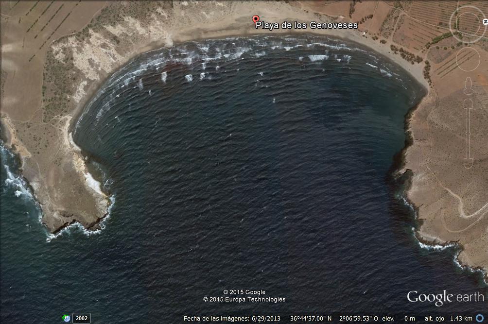 Playa de Los Genoveses - Cabo de Gata - Almeria 1 - Las mejores playas del Mundo 🗺️ Foro Google Earth para Viajar