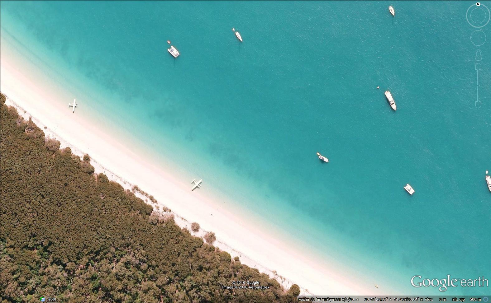 Playa de Whitehaven Beach, Queensland, Australia 1 - Playa de Bolonia - Tarifa 🗺️ Foro Google Earth para Viajar