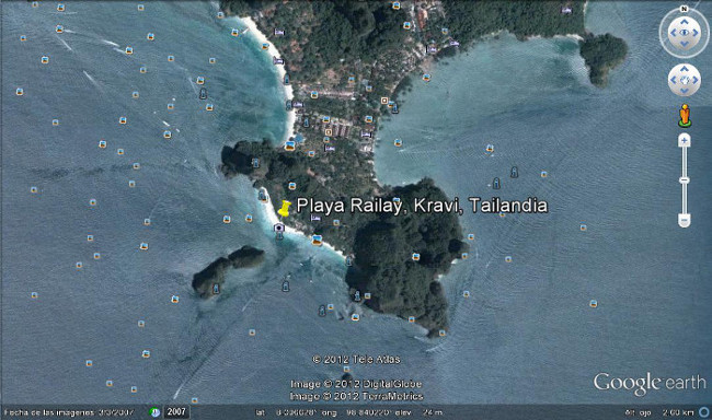 Playa Railay, Kravi, Tailandia 2