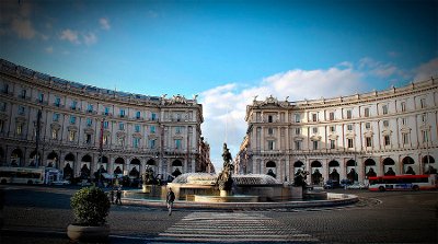 Plaza de la República, Roma, Italia 1