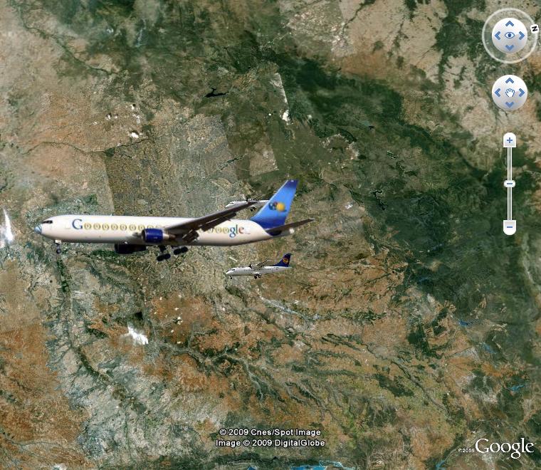 Modo Simulador de Vuelo con Google Earth