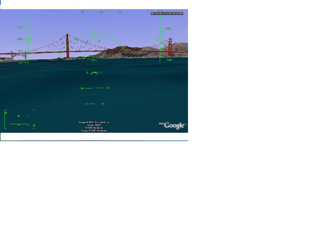 Modo Simulador de Vuelo con Google Earth