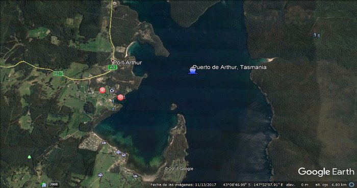 Puerto de Arthur, Tasmania 2