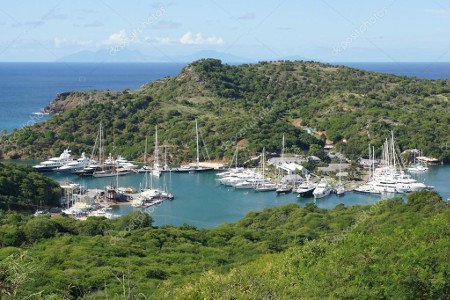 Puerto de English Harbour, Antigua y Barbuda 1