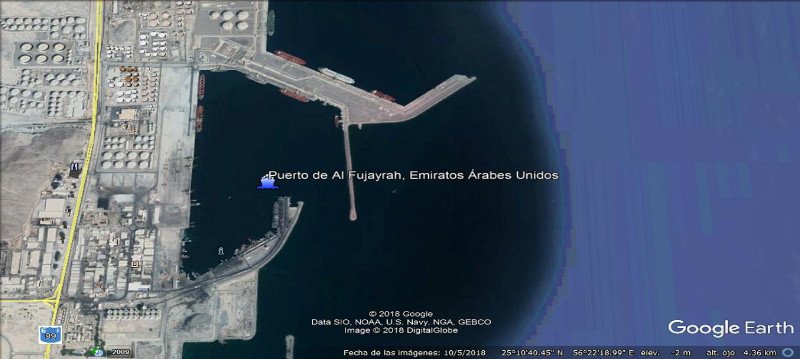 Puerto de Fujayrah, Emiratos Árabes Unidos 2