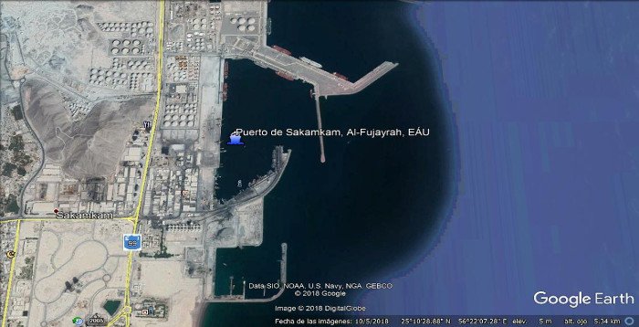 Puerto de Sakamkam, Al-Fujayrah, EÁU 2