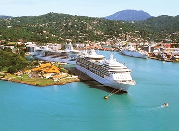 Puerto de Seraphine, Castries, Santa Lucía, Caribe 1