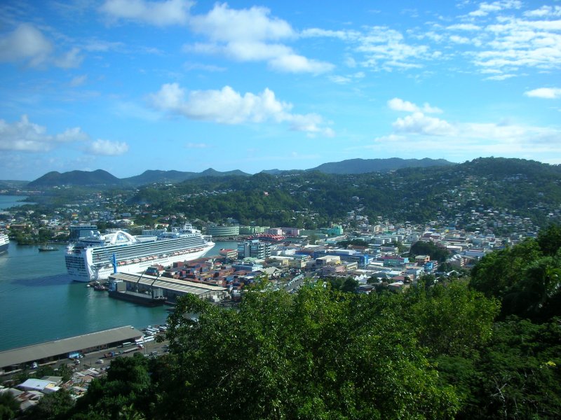 Puerto de Seraphine, Castries, Santa Lucía, Caribe 1