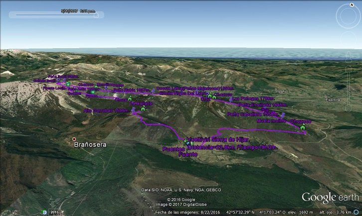 detalle del recorrido - Vueltíviri Sierra de Híjar. 20/5/17 - Ruta de Senderismo 🗺️ Foro Ficheros KMZ, KML y Rutas