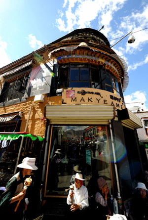 Boom de los restaurantes en Lhasa, Tibet, China 1