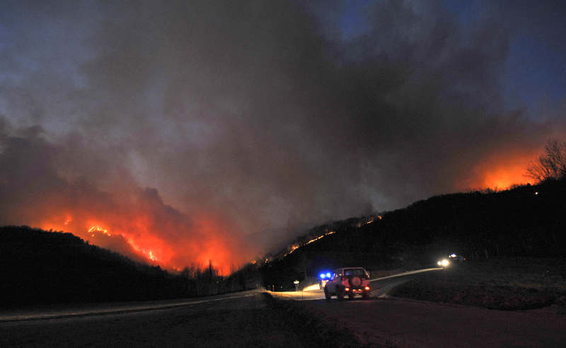 Incendio en Ribagorza, Pirineos 0