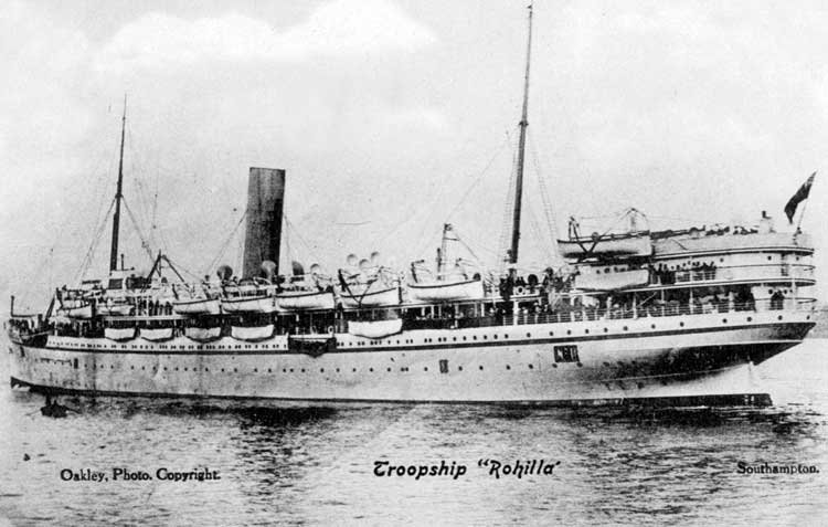 Barco hospital SS ROHILLA - Whitby 2 - Barcos Hundidos y Naufragios