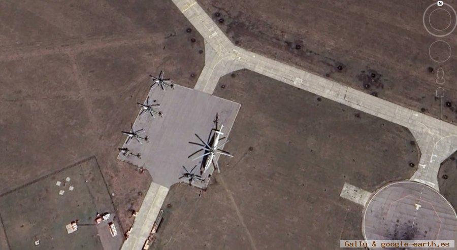 Rostvertol o JSC Rostvertol 1 - 4 MI-26 en Taraz Airport, Kazajistán 🗺️ Foro Belico y Militar