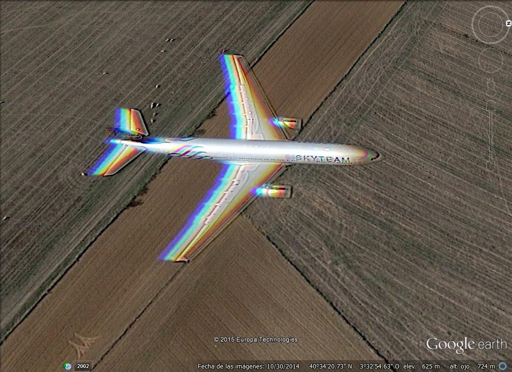 Avion saliendo de Barajas - Skyteam 1 - Avión volando en Abu Dhabi 🗺️ Foro General de Google Earth