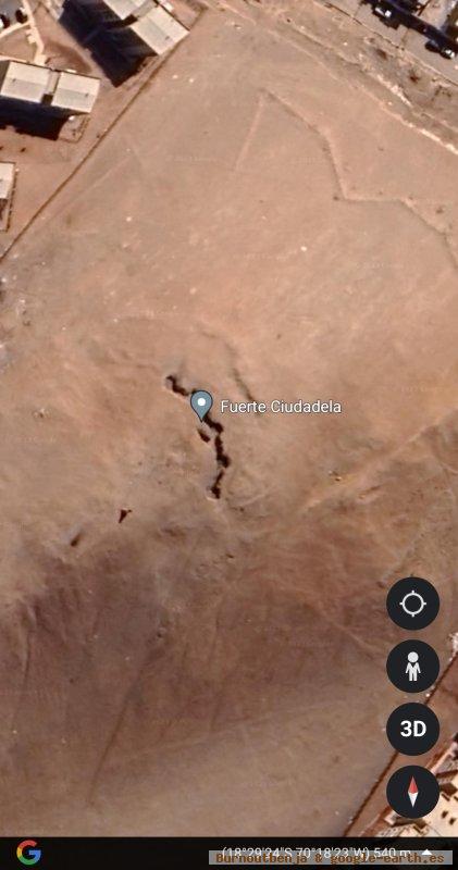 Fuerte Ciudadela, Arica, Chile. Coordenadas 18°28'51"S 70°19'26"W - Campos de batalla históricos
