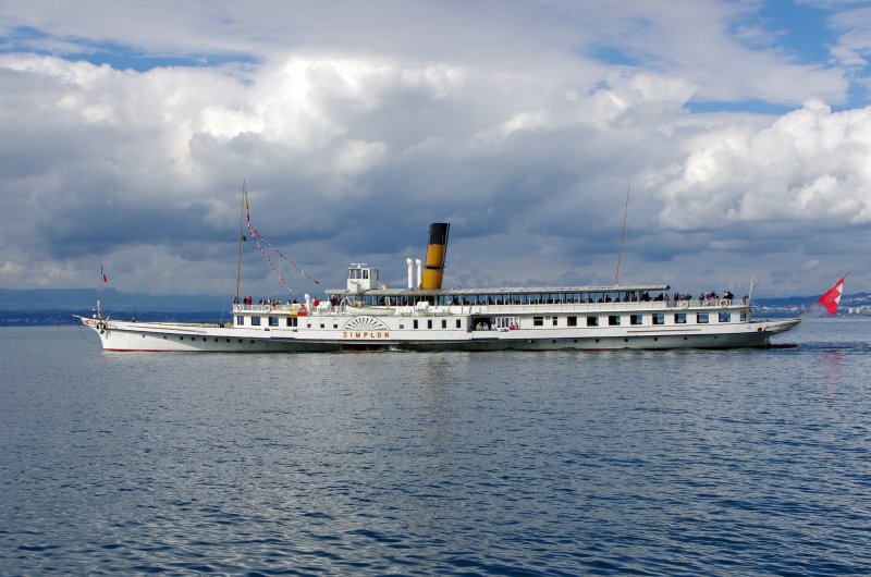 Simplon Paddle Steamer, Suiza 0 - Barcos Rueda de Paleta o Vapor de ruedas