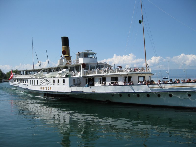 Simplon Paddle Steamer, Suiza 2 - Barcos Rueda de Paleta o Vapor de ruedas