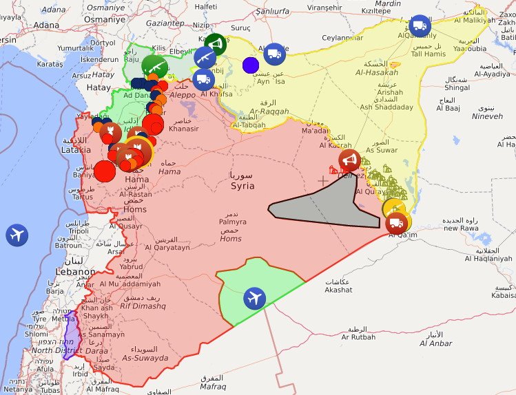 Situación en Siria a 22-12-2018 - Derribado avion de reconocimiento ruso tras ataque israelí 🗺️ Foro Belico y Militar