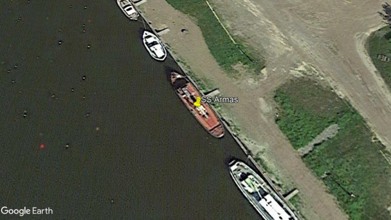 Barco a Vapor Remolcador SS Armas 1 - Club Puerto Histórico de Brandeburgo, Alemania 🗺️ Foro General de Google Earth