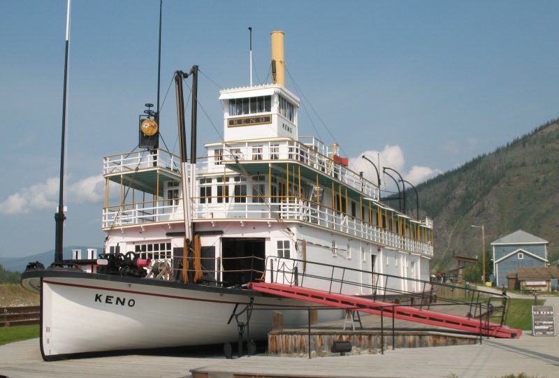 SS Keno Paddle Steamer, Canadá 2 - Barcos Rueda de Paleta o Vapor de ruedas