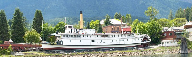 SS Moyie Paddle Steamer, Canadá 2 - Barcos Rueda de Paleta o Vapor de ruedas