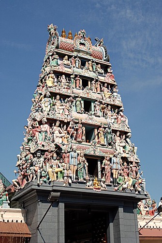 Templo hindu en Singapur 1