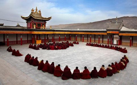 Templo Youning, Guomangwan, Qinghai, China 0