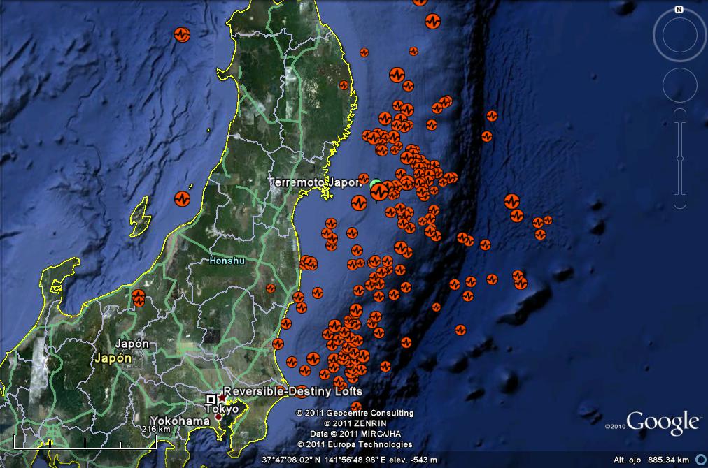 Terremoto en Japon