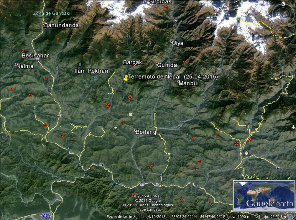 Terremoto de Nepal con miles de fallecidos 1