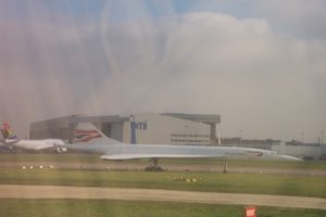 Visto un Concorde en el Aeropuerto de Heathrow, LONDRES