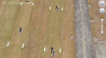 3 Helicópteros Entrenando, Japón