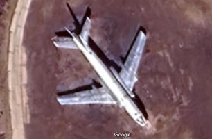 Avión en tierra Seversk, Rusia