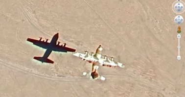 Avión Militar cerca del Aeropuerto de Dakhla