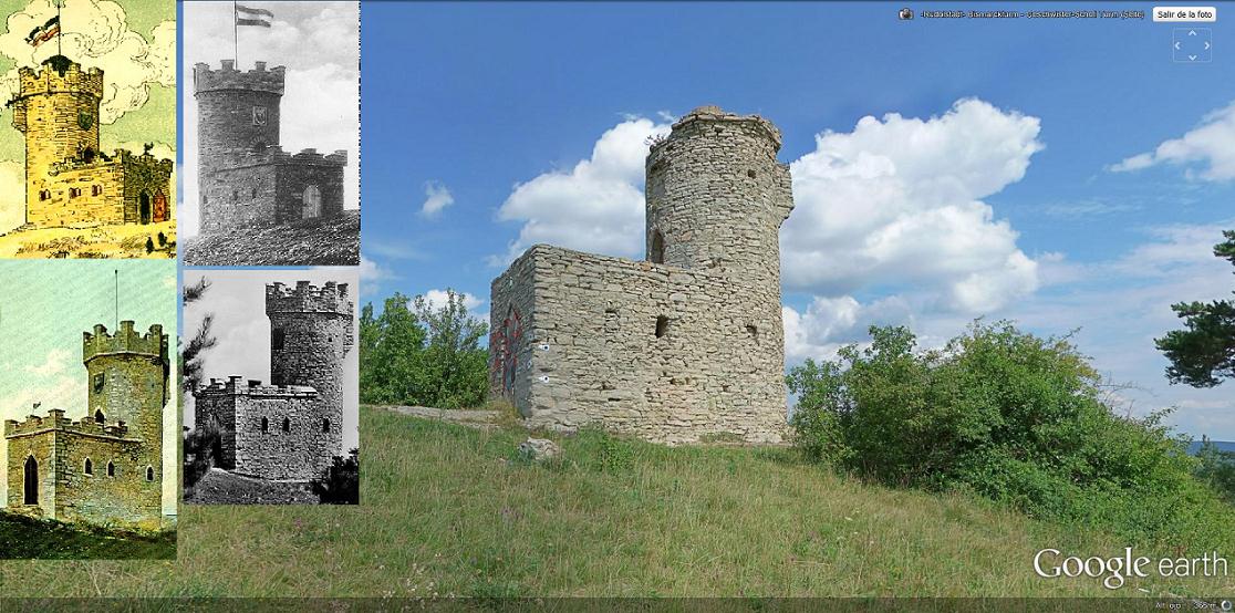 Torre de Bismarck en Rudolstadt Türingia Alemania 0 - Columna de fuego Bismarck en Rosenau / Austria 🗺️ Foro de Historia