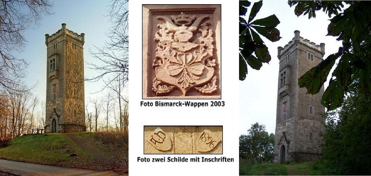 Torre de Bismarck en Suhl - Türingen - Alemania 0 - Columna de fuego Bismarck en Rosenau / Austria 🗺️ Foro de Historia