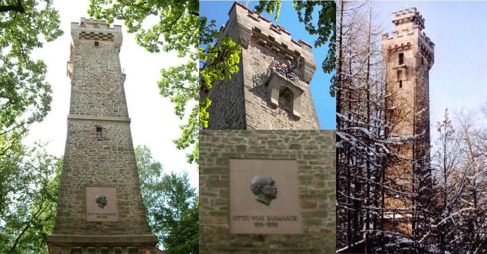 Torre de Bismarck en Neustadt/Orla Türingia Alemania 0 - Columna de fuego Bismarck en Rosenau / Austria 🗺️ Foro de Historia