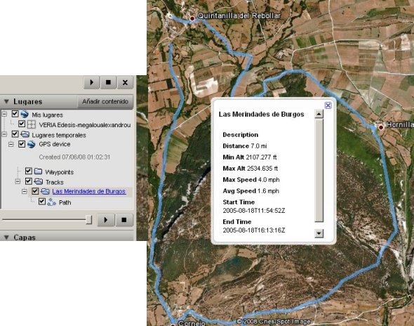 Creación de rutas e información