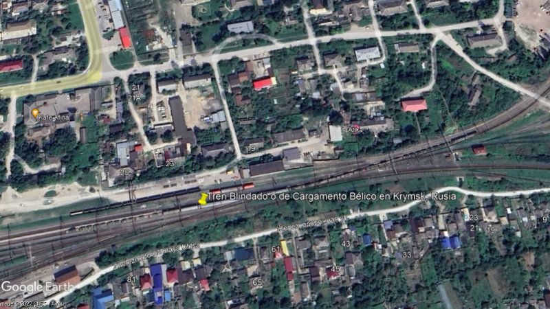 Tren Blindado o de Cargamento Bélico en Krymsk, Rusia 1