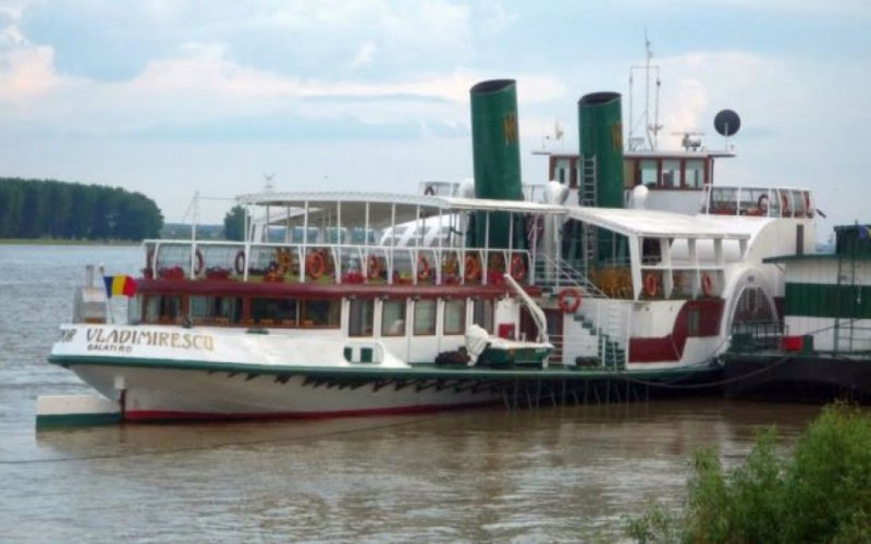 Tudor Vladimirescu, Barco de Paletas, Rumanía 2 - Barcos Rueda de Paleta o Vapor de ruedas