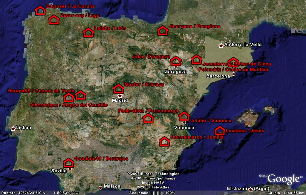 NUESTRAS UBICACIONES EN LA TIERRA