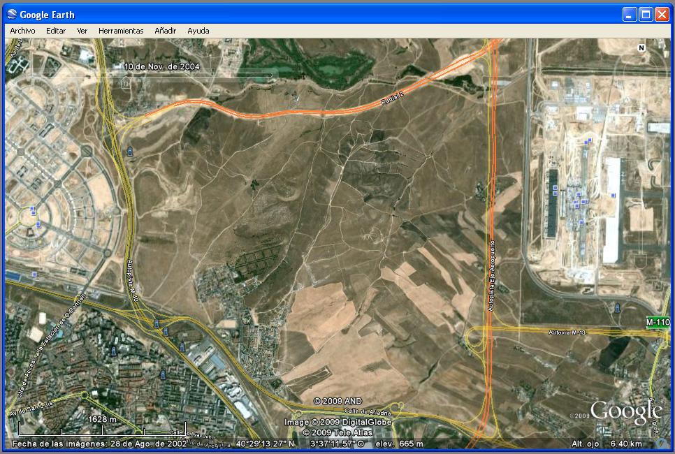 Imagenes Historicas en Google Earth. 1