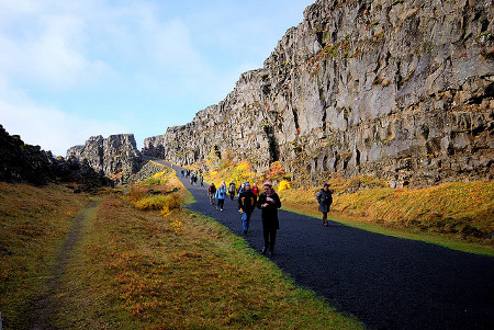 Valle Þingvellir, Suðurland, Islandia 0