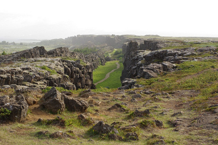 Valle Þingvellir, Suðurland, Islandia 1